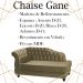 Recamier Diva Chaise Capitone 160 cm Pes MDF Gane SL 945 Veludo Peer