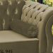 Recamier Diva Chaise Capitone 160 cm Pes MDF Gane SL 945 Veludo Peer