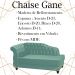 Recamier Diva Chaise Capitone 160 cm Pes MDF Gane SL 946 Veludo Peer