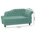 Recamier Diva Chaise Capitone 160 cm Pes MDF Gane SL 946 Veludo Peer