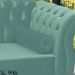 Recamier Diva Chaise Capitone 160 cm Pes MDF Gane SL 946 Veludo Peer