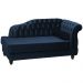 Recamier Diva Chaise Capitone 160 cm Pes MDF Gane SL 948 Veludo Peer