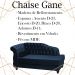 Recamier Diva Chaise Capitone 160 cm Pes MDF Gane SL 948 Veludo Peer