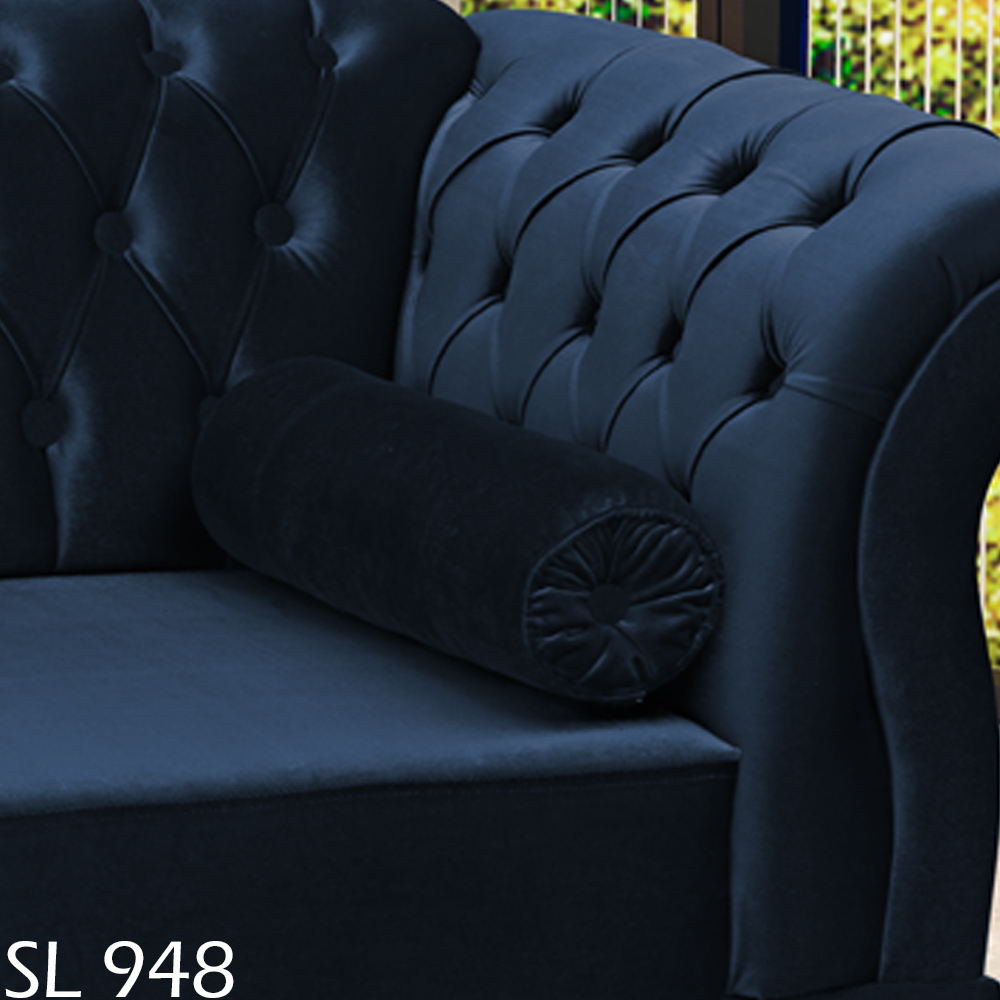 Recamier Diva Chaise Capitone 160 cm Pes MDF Gane SL 948 Veludo Peer