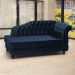 Recamier Diva Chaise Capitone 160 cm Pes MDF Gane SL 948 Veludo Peer