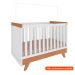 Quarto Infantil Decorado Retrô Branco e Carvalho