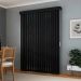 Persiana Vertical Em Pvc Com Bando Crisdan Largura 1,20 X 1,00 Altura Preto