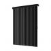 Persiana Vertical Em Pvc Com Bando Crisdan Largura 1,20 X 1,00 Altura Preto