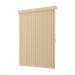 Persiana Vertical Em Pvc Com Bando Crisdan Largura 1,20 X 1,20 Altura Camurça