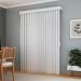 Persiana Vertical Em Pvc Com Bando Crisdan Largura 1,30 X 1,30 Altura Branco