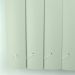 Persiana Vertical Em Pvc Com Bando Crisdan Largura 1,30 X 2,30 Altura Cinza