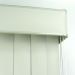 Persiana Vertical Em Pvc Com Bando Crisdan Largura 1,30 X 2,30 Altura Cinza