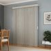 Persiana Vertical Em Pvc Com Bando Crisdan Largura 1,40 X 1,40 Altura Cinza