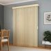 Persiana Vertical Em Pvc Com Bando Crisdan Largura 1,40 X 1,50 Altura Bege