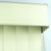 Persiana Vertical Em Pvc Com Bando Crisdan Largura 1,40 X 1,50 Altura Bege