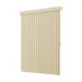 Persiana Vertical Em Pvc Com Bando Crisdan Largura 1,50 X 1,10 Altura Bege