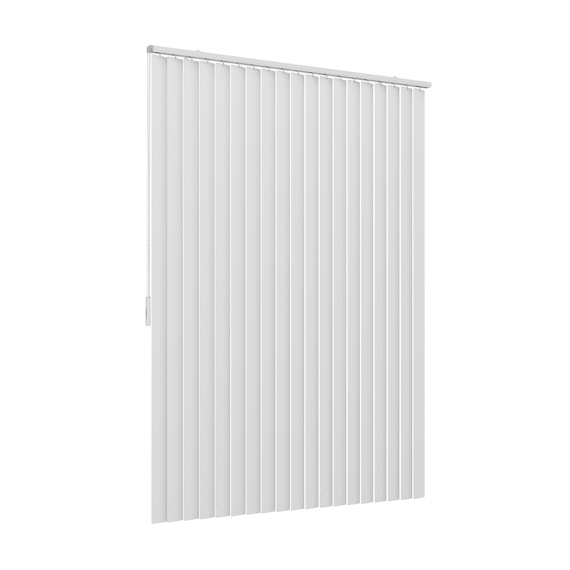 Persiana Vertical Em Pvc Crisdan Largura 1,40 X 1,20 Altura Branco