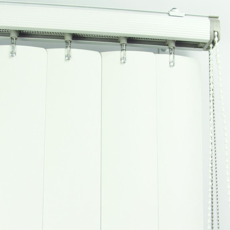Persiana Vertical Em Pvc Crisdan Largura 1,40 X 1,20 Altura Branco