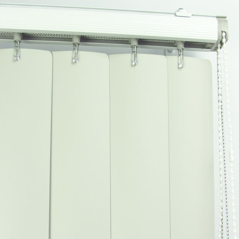 Persiana Vertical Em Pvc Crisdan Largura 1,50 X 1,10 Altura Cinza