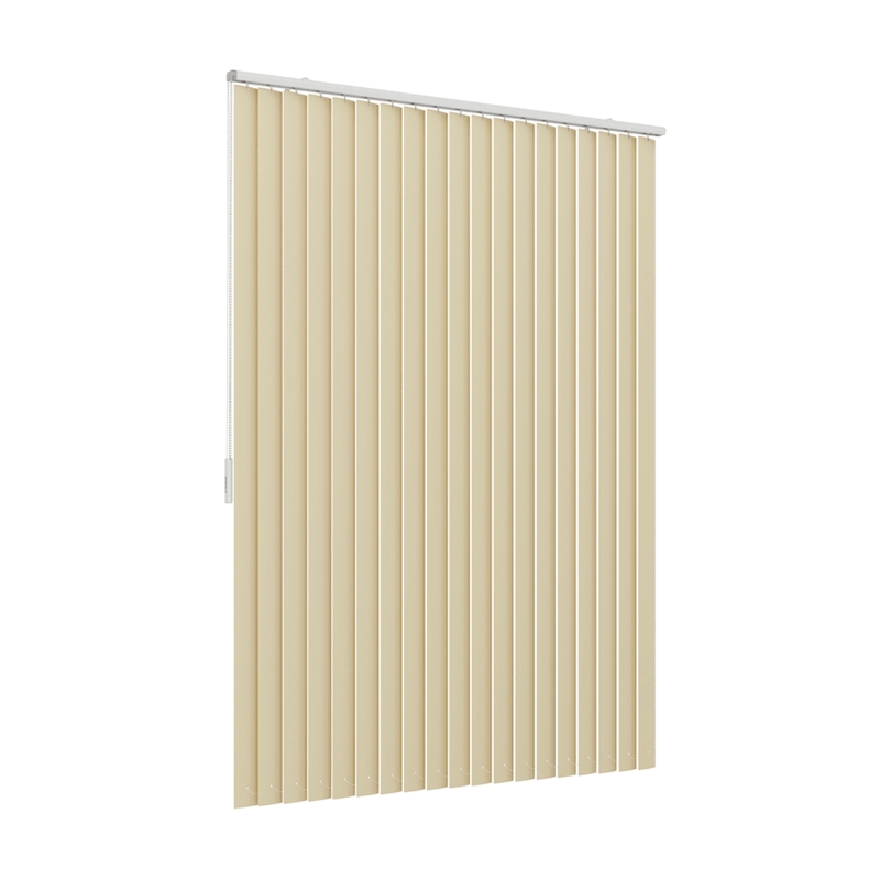 Persiana Vertical Em Pvc Crisdan Largura 1,50 X 1,30 Altura Bege