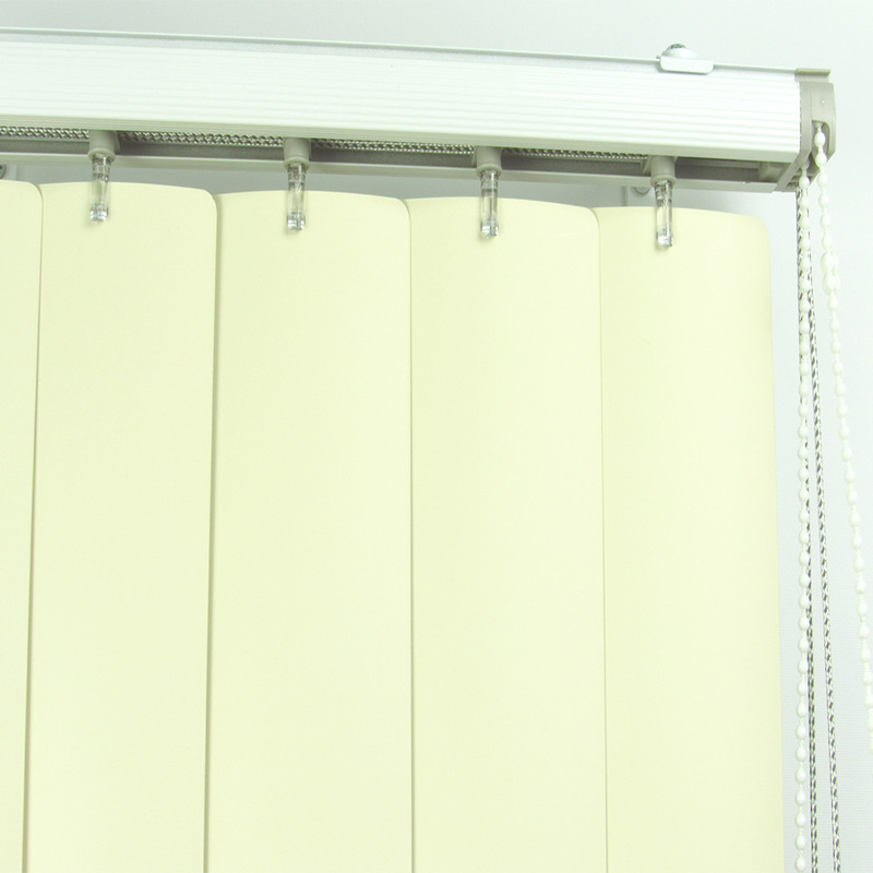 Persiana Vertical Em Pvc Crisdan Largura 1,50 X 1,30 Altura Bege