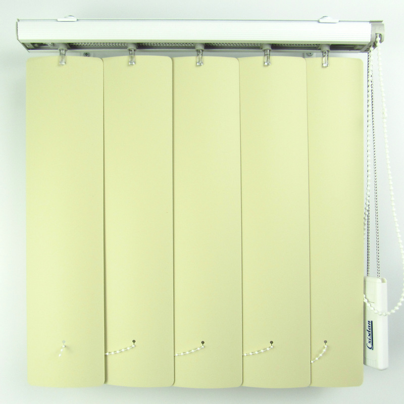 Persiana Vertical Em Pvc Crisdan Largura 1,70 X 1,50 Altura Camurça
