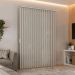 Persiana Vertical Em Pvc Crisdan Largura 1,70 X 2,20 Altura Cinza