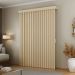 Persiana Vertical Em Tecido Blackout Com Bando Crisdan Largura 2,30 X 1,30 Altura Creme