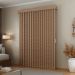 Persiana Vertical Em Tecido Blackout Com Bando Crisdan Largura 2,40 X 1,30 Altura Bege Mescla