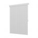 Persiana Vertical Em Tecido Blackout Com Bando Crisdan Largura 2,50 X 1,70 Altura Branco