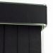 Persiana Vertical Em Tecido Blackout Com Bando Crisdan Largura 2,70 X 1,70 Altura Preto
