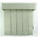 Persiana Vertical Em Tecido Blackout Crisdan Largura 1,00 X 1,40 Altura Cinza