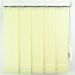 Persiana Vertical Em Tecido Blackout Crisdan Largura 1,50 X 1,50 Altura Creme