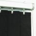 Persiana Vertical Em Tecido Blackout Crisdan Largura 1,70 X 2,20 Altura Preto
