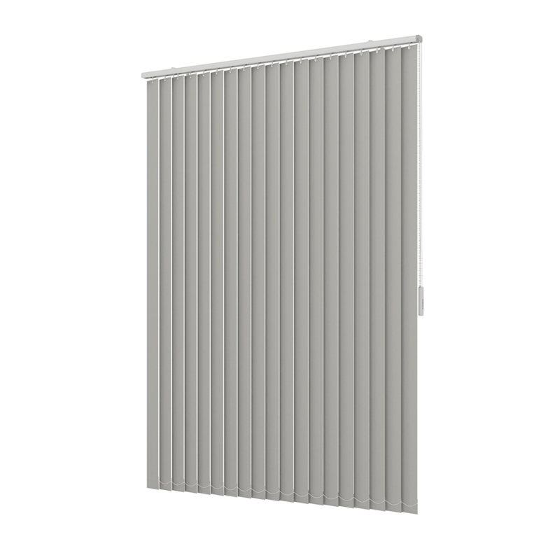 Persiana Vertical Em Tecido Blackout Crisdan Largura 1,80 X 1,30 Altura Cinza