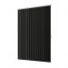 Persiana Vertical Em Tecido Blackout Crisdan Largura 1,80 X 1,30 Altura Preto