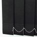 Persiana Vertical Em Tecido Blackout Crisdan Largura 1,80 X 1,30 Altura Preto