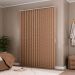 Persiana Vertical Em Tecido Blackout Crisdan Largura 1,80 X 1,50 Altura Bege Mescla