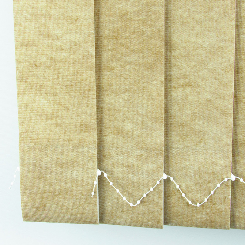Persiana Vertical Em Tecido Blackout Crisdan Largura 1,80 X 1,50 Altura Bege Mescla
