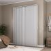 Persiana Vertical Em Tecido Blackout Crisdan Largura 1,80 X 1,50 Altura Branco