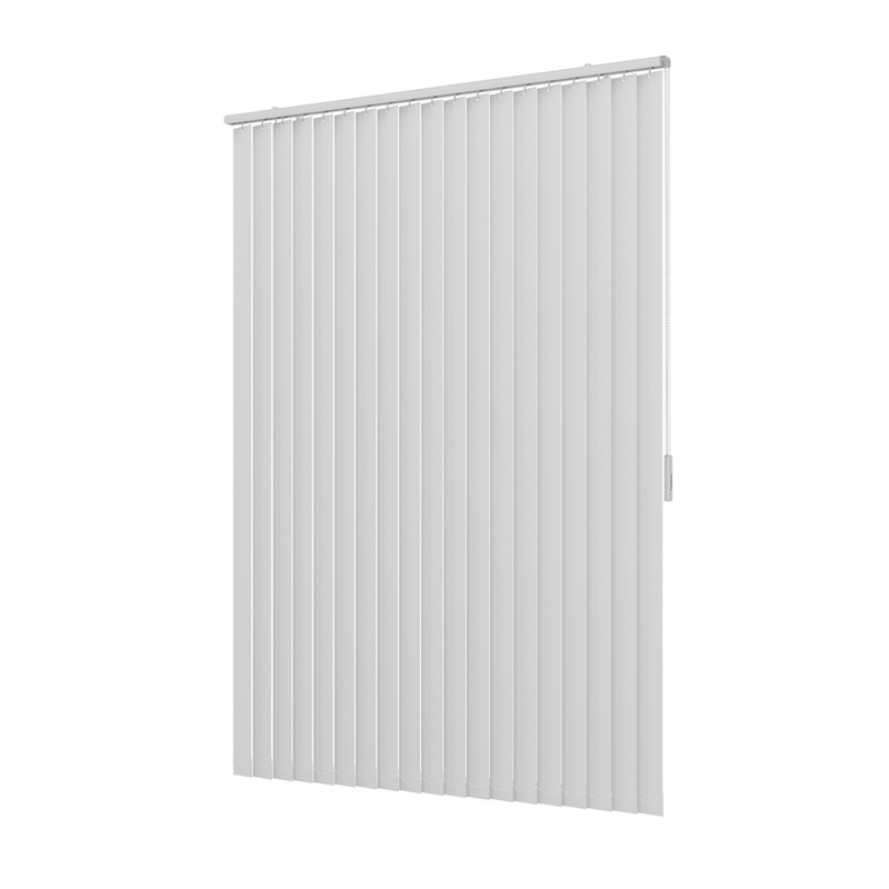 Persiana Vertical Em Tecido Blackout Crisdan Largura 1,80 X 1,50 Altura Branco