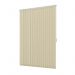 Persiana Vertical Em Tecido Blackout Crisdan Largura 1,90 X 1,50 Altura Creme
