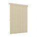 Persiana Vertical Em Tecido Com Bando Crisdan Largura 1,00 X 1,40 Altura Creme
