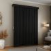 Persiana Vertical Em Tecido Com Bando Crisdan Largura 1,30 X 1,30 Altura Preto