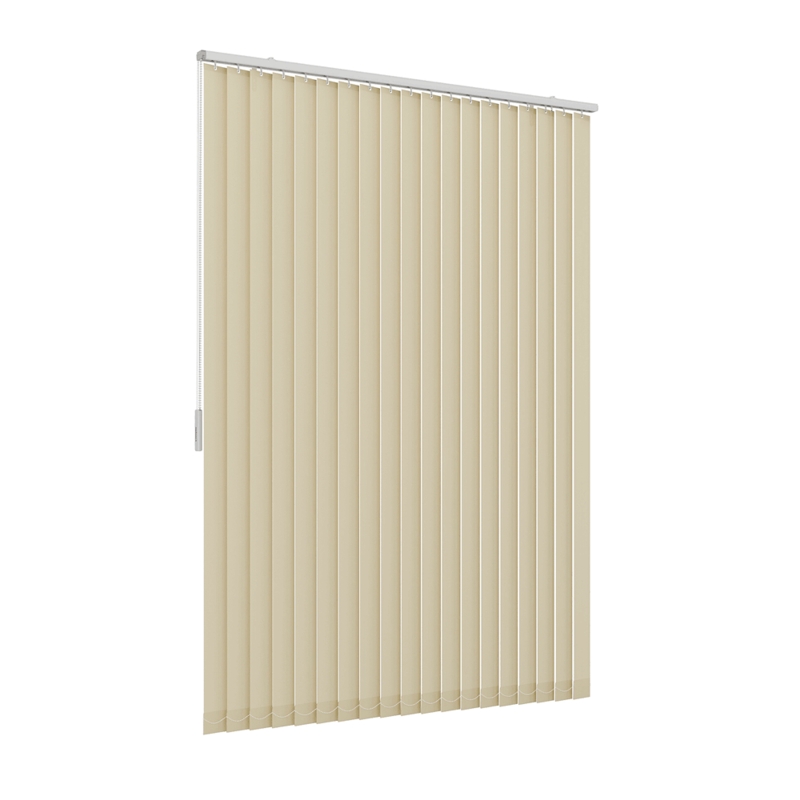 Persiana Vertical Em Tecido Crisdan Largura 1,40 X 1,50 Altura Creme
