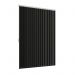 Persiana Vertical Em Tecido Crisdan Largura 1,50 X 1,30 Altura Preto