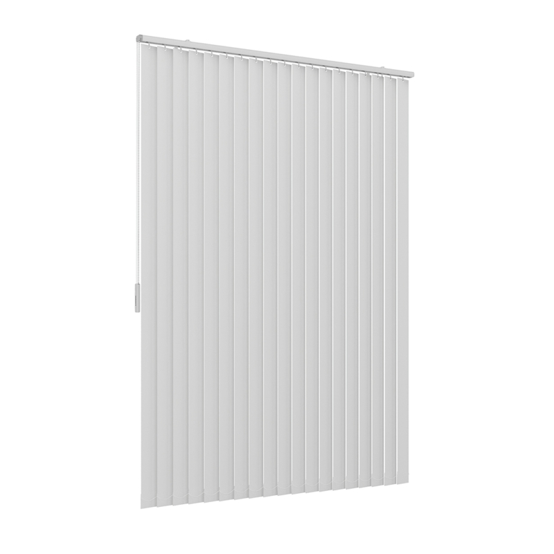 Persiana Vertical Em Tecido Crisdan Largura 1,70 X 1,40 Altura Branco