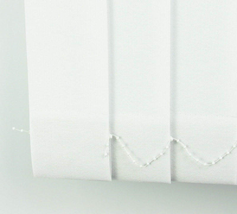 Persiana Vertical Em Tecido Crisdan Largura 1,70 X 1,40 Altura Branco