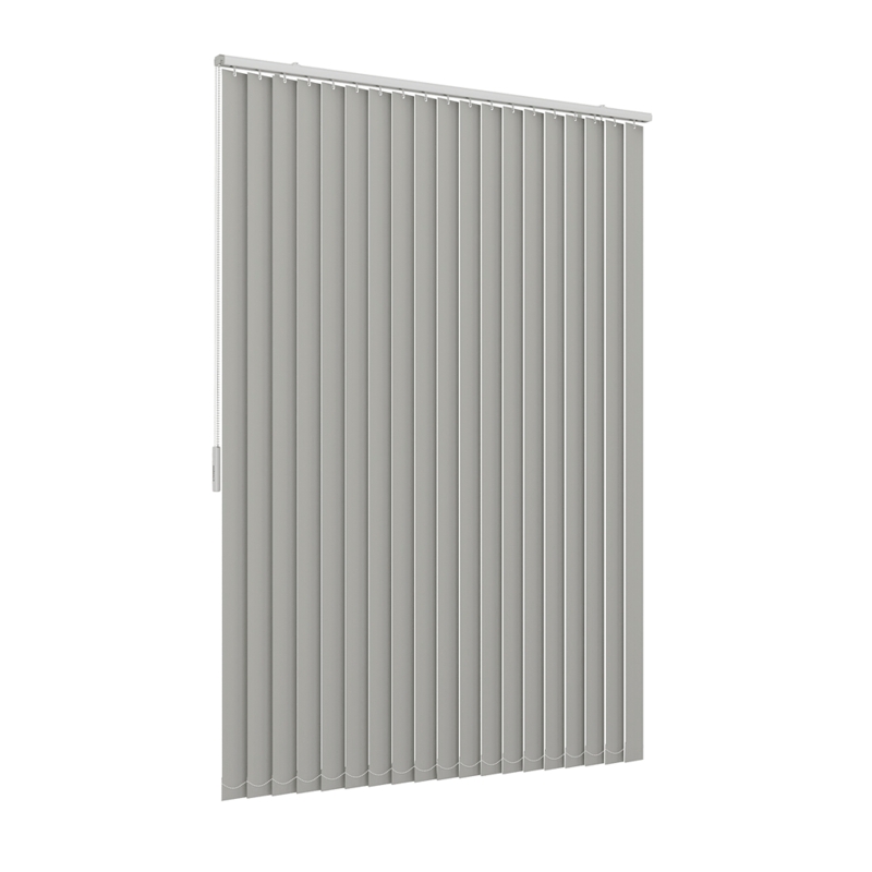 Persiana Vertical Em Tecido Crisdan Largura 1,90 X 1,90 Altura Cinza