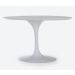Base de Mesa de Jantar Saarinen Oval Para Tampo de 160x90 até 244x122 cm Branca